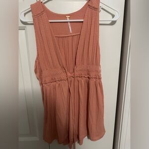 Free People Orange Tunic